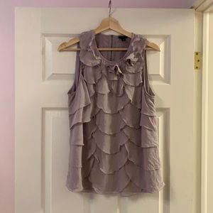 Stunning Ann Taylor sleeveless silk blouse